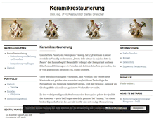 Tablet Screenshot of keramikrestaurierung.com
